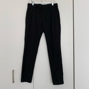 Black Slim Fit Dress Pants